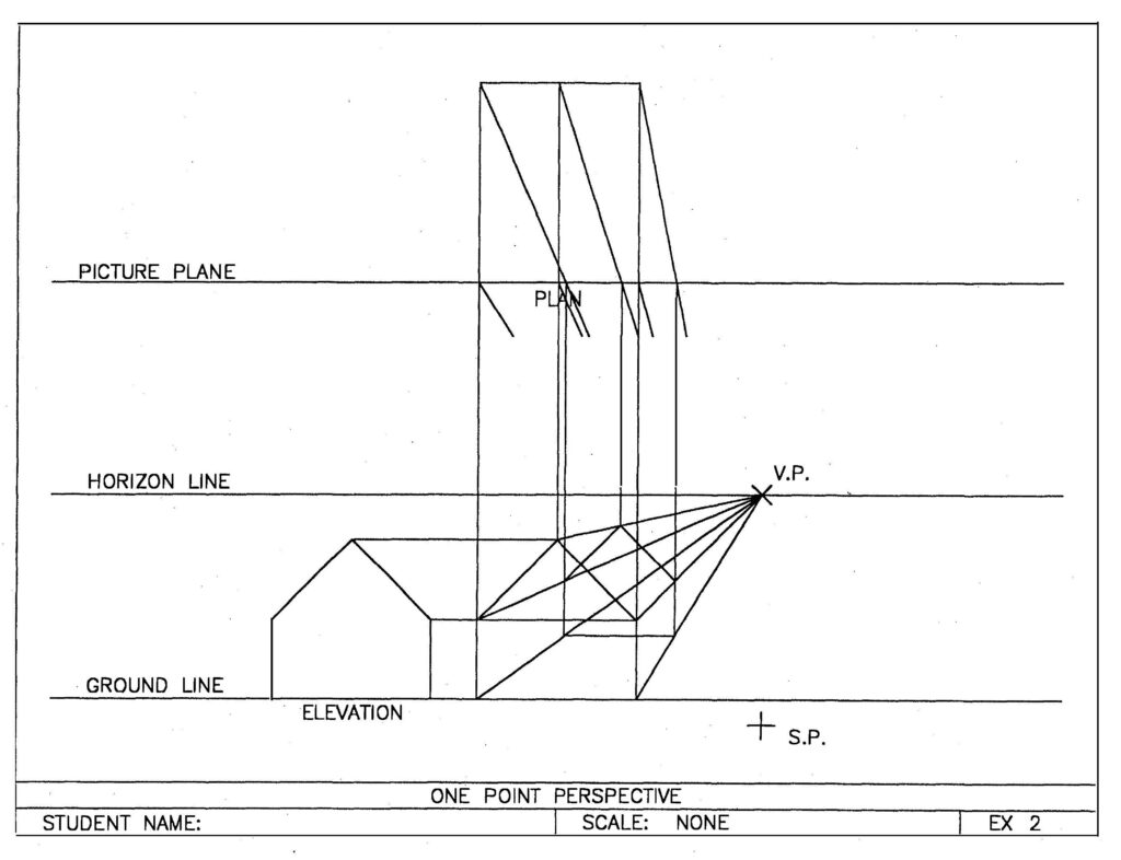 Exercise #2 with construction lines