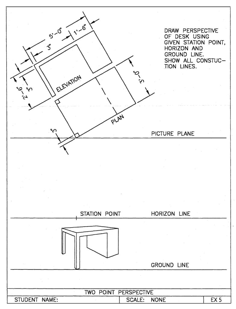 Exercise #5 without construction lines